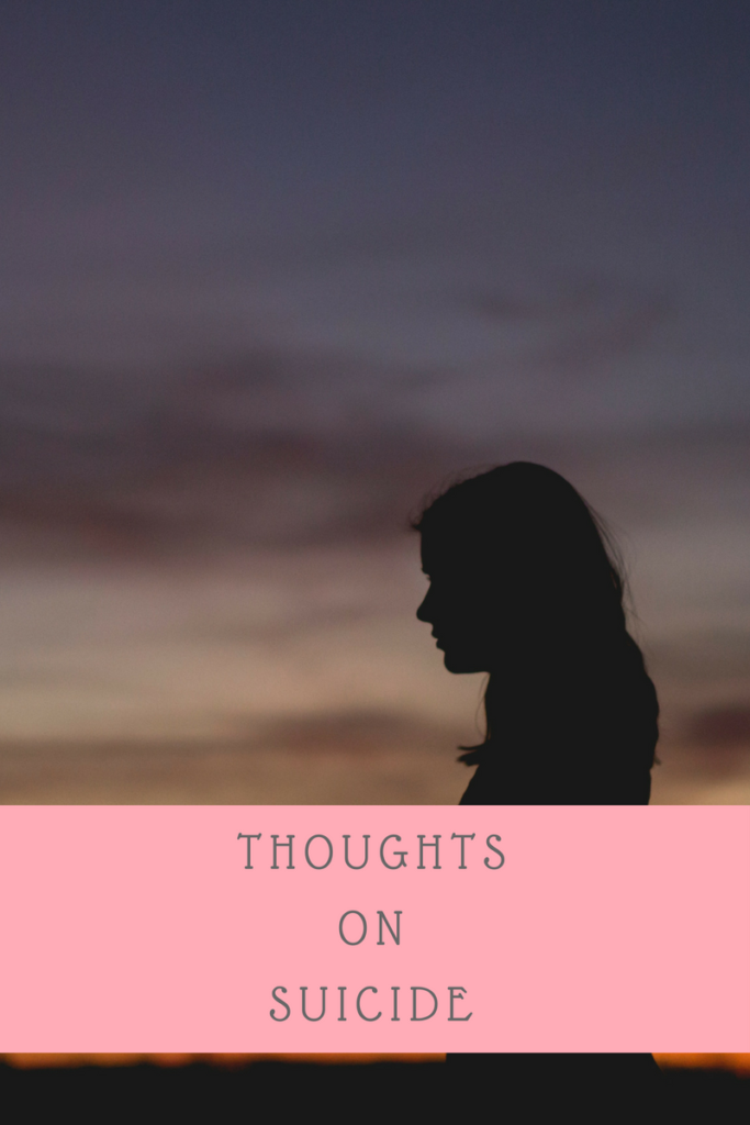 Thoughts on Suicide - And A Confession 17